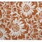 Edge Collections - 2' x 3' - Brown - Floral Washable Area Rug for Indoor and Outdoor Use - 1 Piece